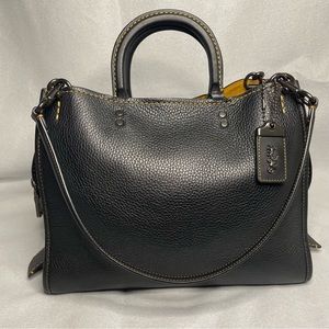 Coach 1941 Rogue Pebble Leather Tote Handbag